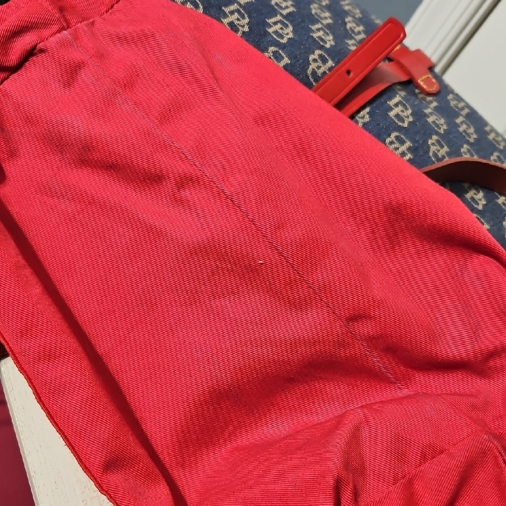 Dooney & Bourke EUC Denim Signature Tote - Picture 13 of 16